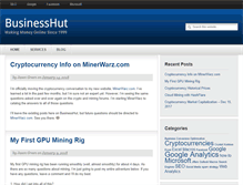 Tablet Screenshot of businesshut.com